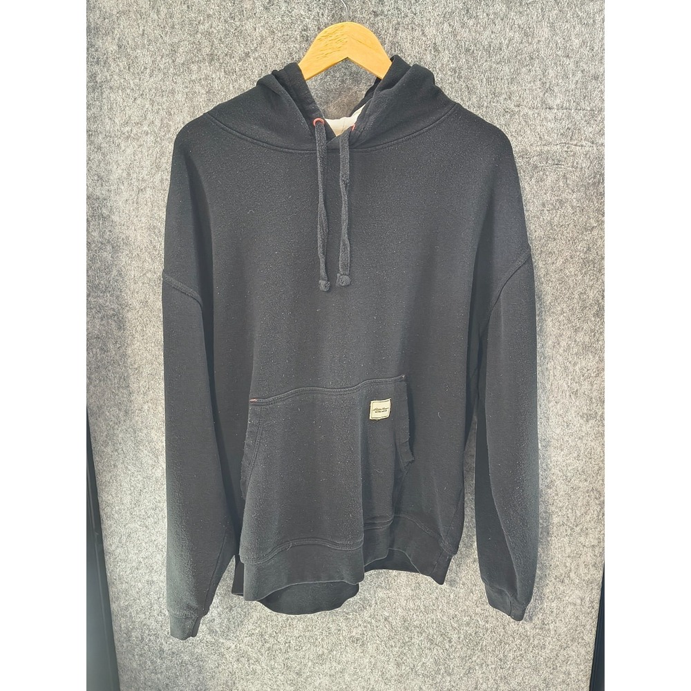 Eddie Bauer Men's Workwear Black Drawstring‎ Hoodie Size L
